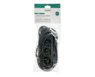 HAMA Listwa zasilająca Standard 3gn, 3m, czarna, bez włącznika - 1416390 - zdjęcie 6